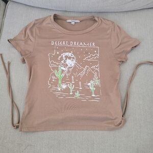 Desert Dreamer Brown Graphic Tee
